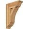Ekena Millwork Thorton Traditional Rough Sawn Bracket, Western Red Cedar, 6"W x 18"D x 26"H BKT06X18X26THR01RWR - alternate 1